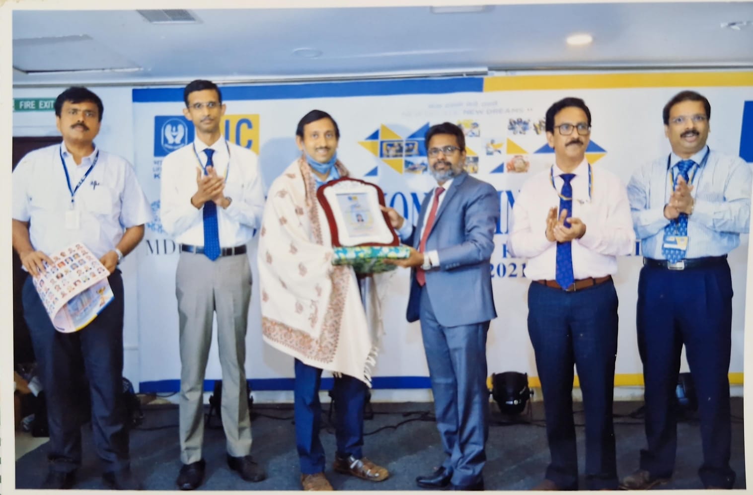 Honored for Best Performance Unit Meeting